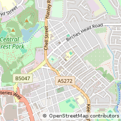 Map of Stoke-on-Trent