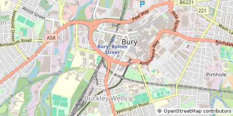Map of Bury