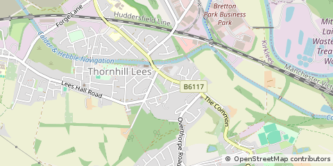 Map of Dewsbury