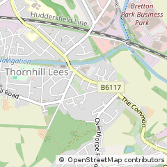 Map of Dewsbury