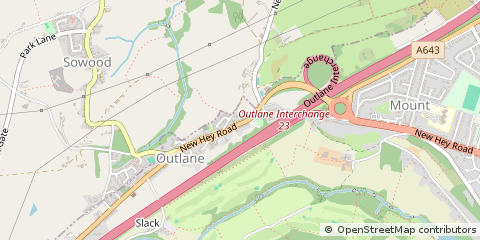 Map of Huddersfield