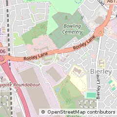 Map of Bradford, West Yorkshire