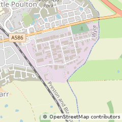 Map of Poulton-LE-Fylde, Lancashire