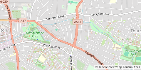 Map of Leicester
