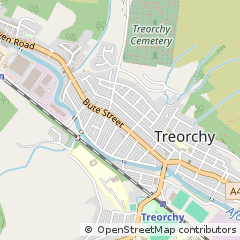Map of Treorchy