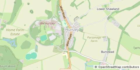 Map of Winchester, Hampshire