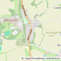 Map of Winchester, Hampshire