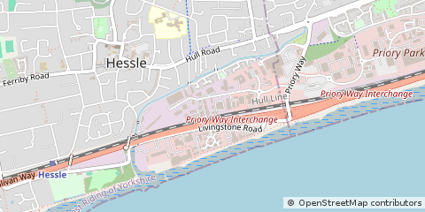 Map of Hessle, East Riding of Yorkshire