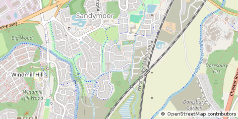 Map of Runcorn