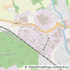 Map of Pontyclun, RCT