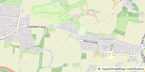 Map of Leeds, West Yorkshire