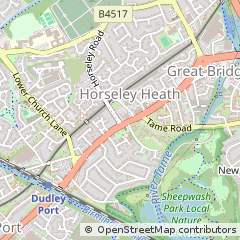 Map of Tipton, West Midlands