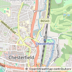 Map of Brimington Road, Chesterfield