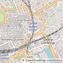 Map of Cardiff
