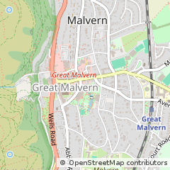 Map of Malvern