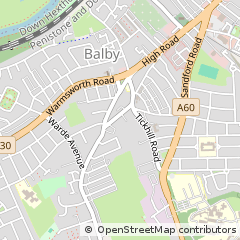 Map of Doncaster, Greater London