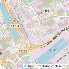 Map of Cardiff