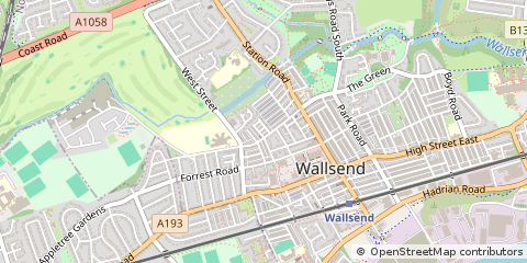 Map of Tyne & Wear