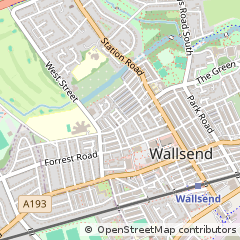 Map of Tyne & Wear