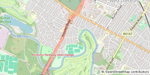 Map of Manchester