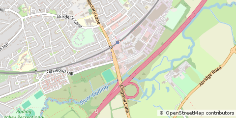 Map of Loughton, Essex