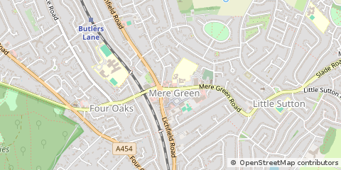 Map of West Midlands