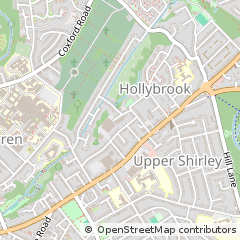 Map of Southampton, Hampshire
