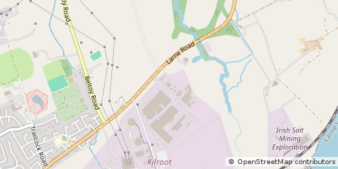 Map of Carrickfergus, Co Antrim