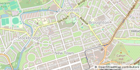 Map of Edinburgh, Midlothian