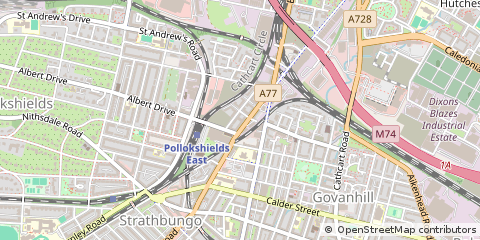 Map of Glasgow