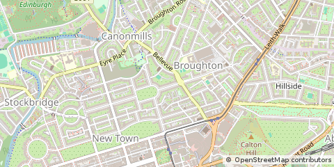 Map of Edinburgh, Midlothian