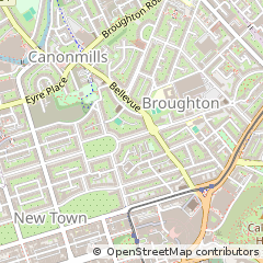 Map of Edinburgh, Midlothian