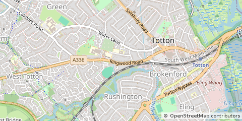 Map of Southampton