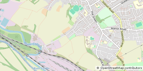 Map of Ossett, Wakefield