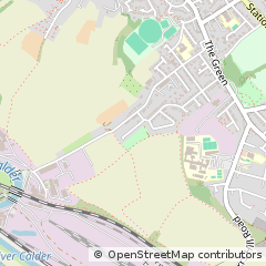 Map of Ossett, Wakefield