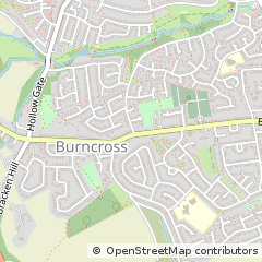 Map of Sheffield, South Yorkshire