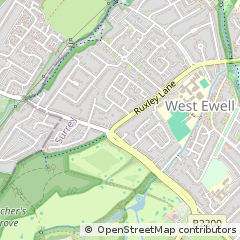Map of Surrey, London