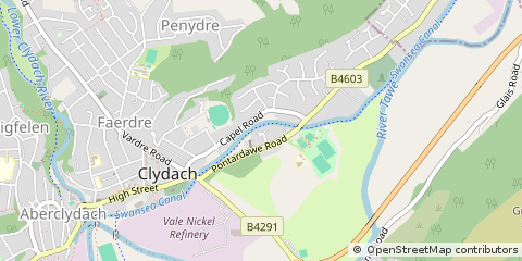 Map of Swansea