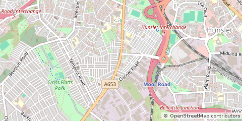 Map of Leeds