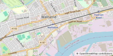 Map of Wallsend