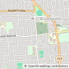 Map of Worthing, West Sussex