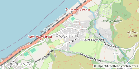 Map of Penmaenmawr
