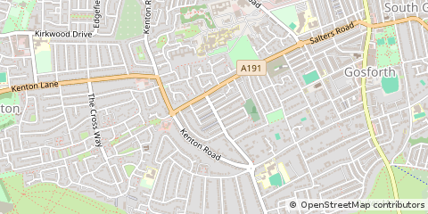 Map of Newcastle Upon Tyne