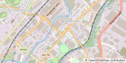Map of Sheffield