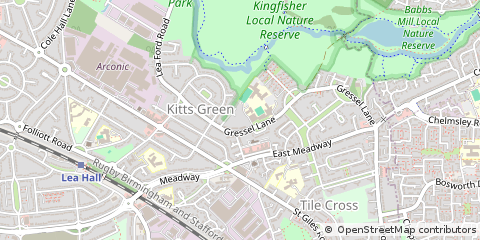 Map of Birmingham
