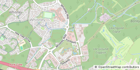 Map of Fareham, Hampshire