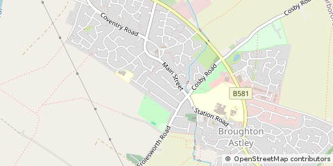 Map of Leicester