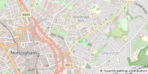Map of Nottingham