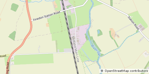 Map of Wellingborough, Northamptonshire