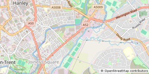 Map of Stoke-on-Trent